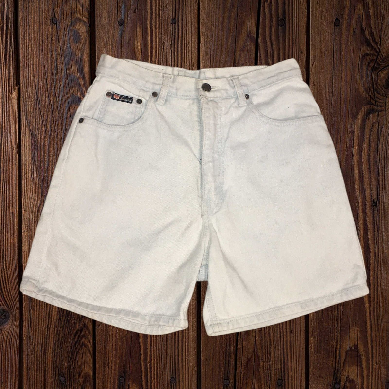 Route 66 VINTAGE Route 66 Denim Jean Shorts High Waisted Light 31" Size 31" - 4 Thumbnail