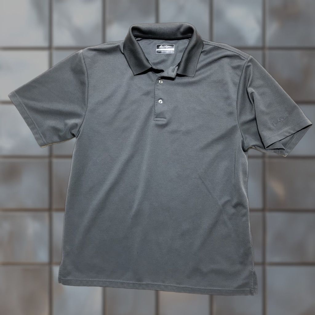 Hogan Ben Hogan Performance Shirt Mens Large Asphalt Gray Golf Polo Short Sleeve EUC Size US L / EU 52-54 / 3 - 1 Thumbnail
