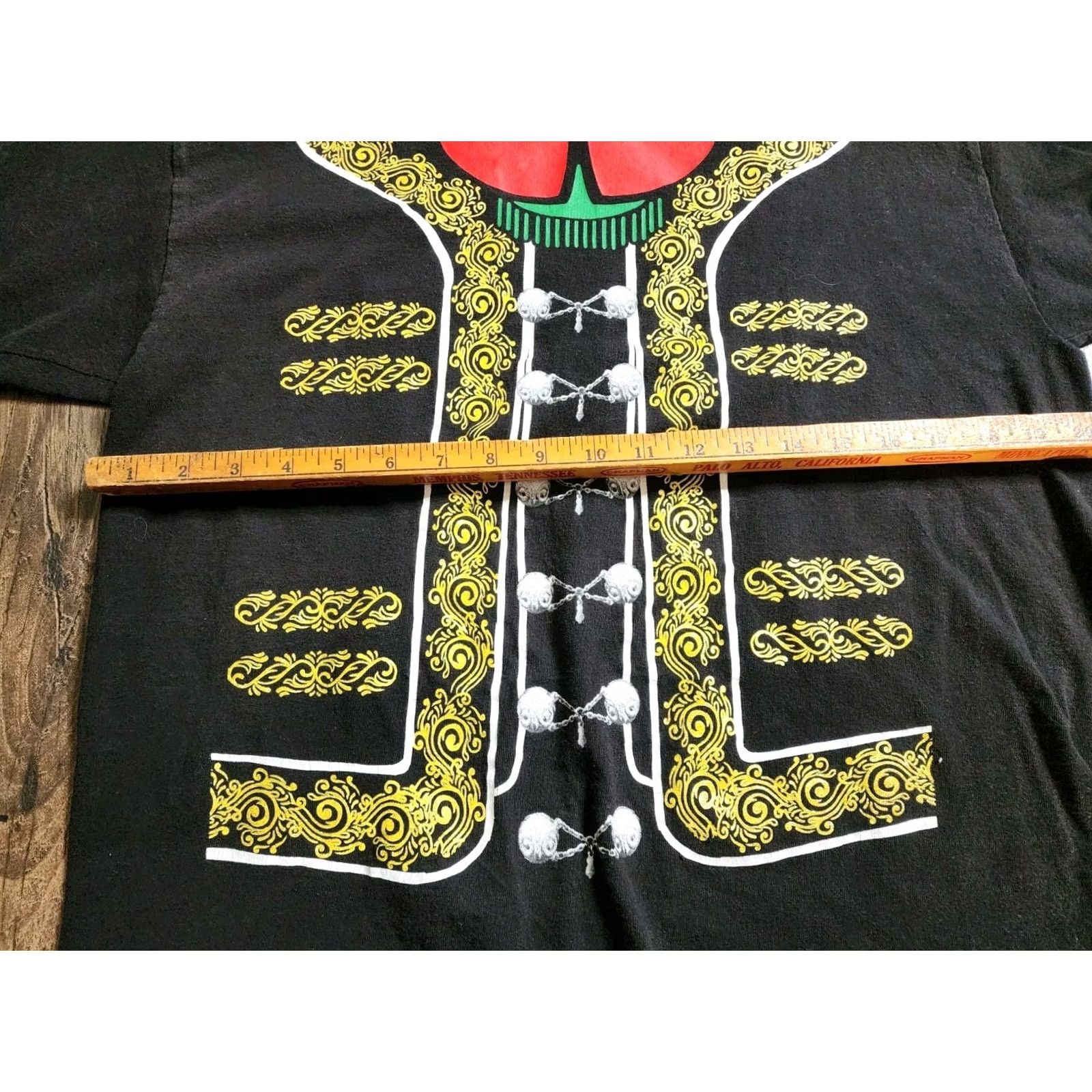 Doublet No Problem Mexico Cinco De Mayo T Shirt Mens L Black Cotton Crew Neck Short Sleeve Skull Funny Charro Dual Sided Size US L / EU 52-54 / 3 - 4 Thumbnail
