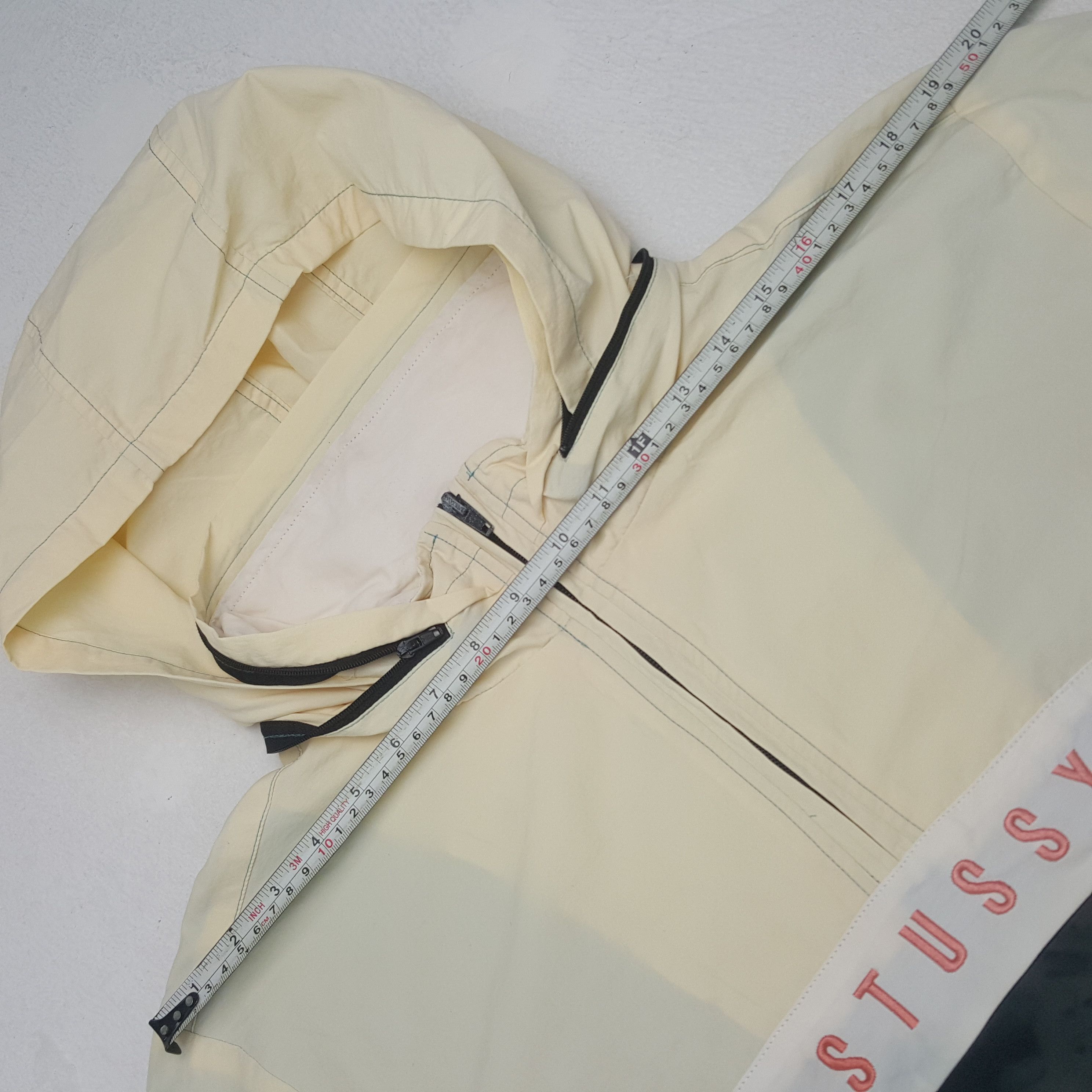 Stussy × Vintage Vintage Stussy Custom Logo Windbreaker Jacket with Hoodie Size US L / EU 52-54 / 3 - 11 Thumbnail