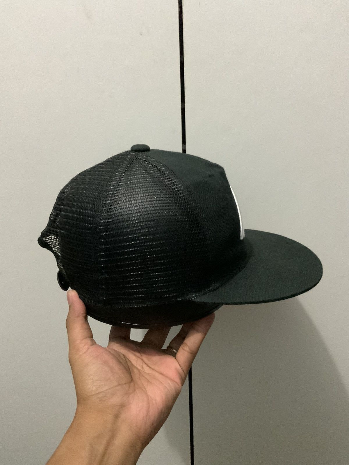 Japanese Brand 48 BIG LOGO ARCHIVE BLACK TRUCKER HAT CAP Size ONE SIZE - 5 Thumbnail
