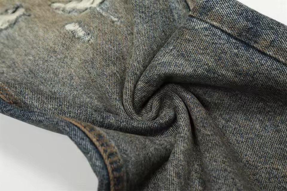 Other Heavy Duty Vintage Distressed Ripped Jean Size US 32 / EU 48 - 8 Thumbnail