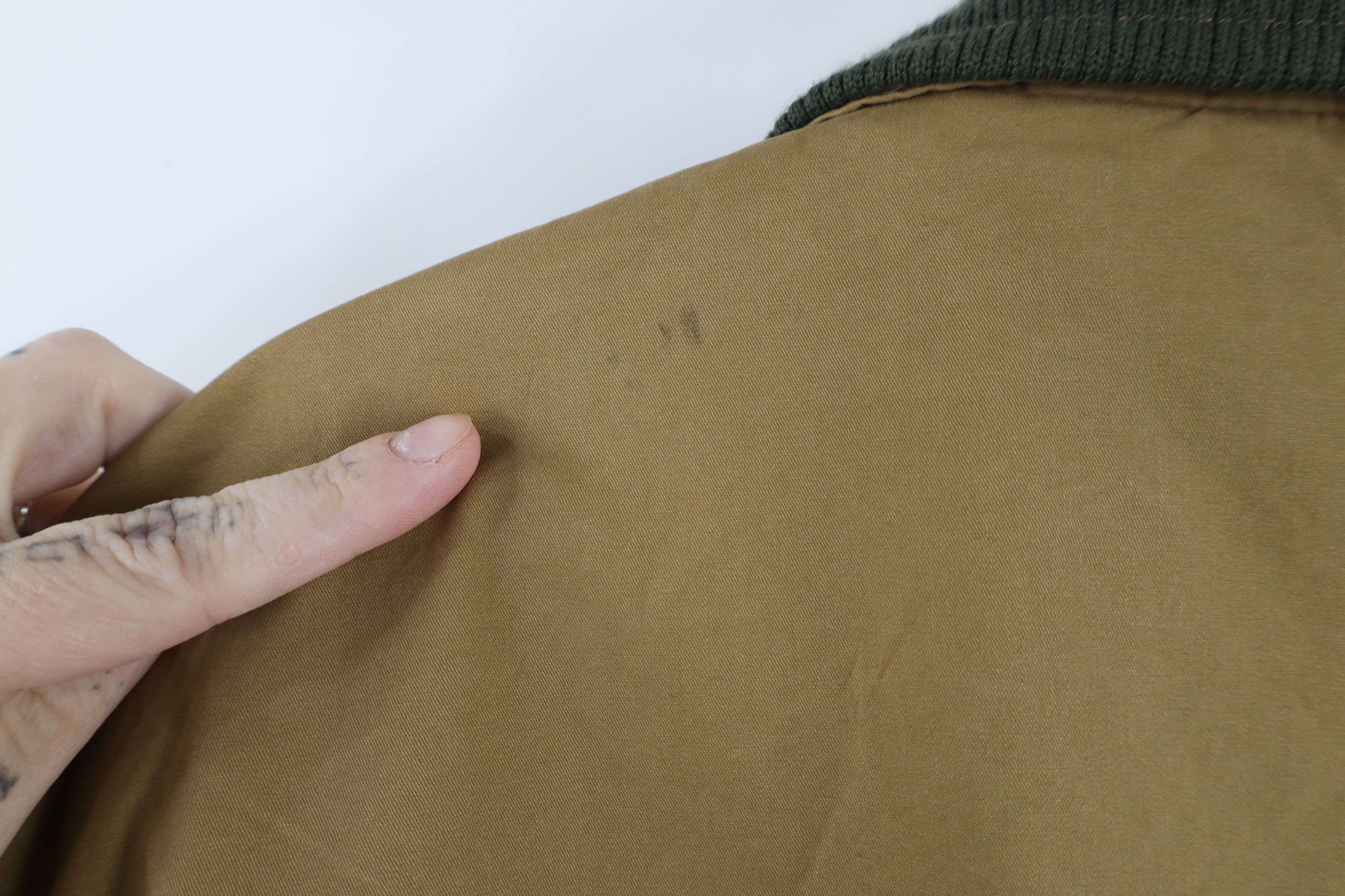 Vintage Orton Brothers Distressed Lined Full Zip Bomber Jacket Brown Size US M / EU 48-50 / 2 - 13 Thumbnail