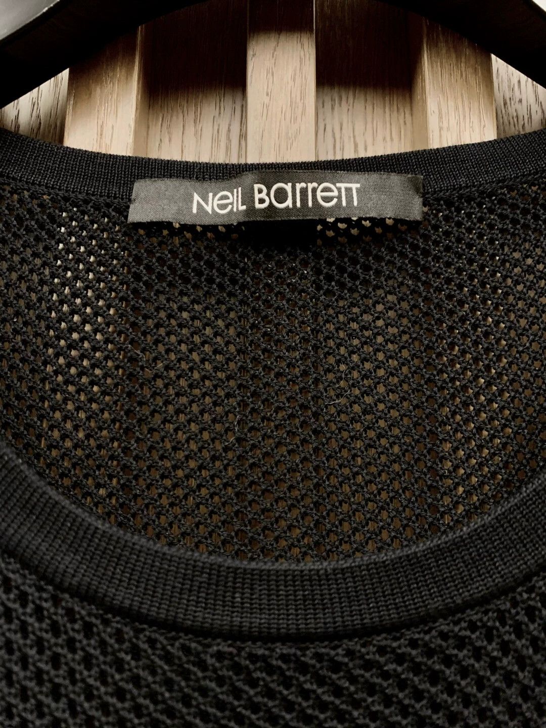 Neil Barrett NEIL BARRETT Dense Mesh Slim S Tank Top Size US S / EU 44-46 / 1 - 2 Thumbnail