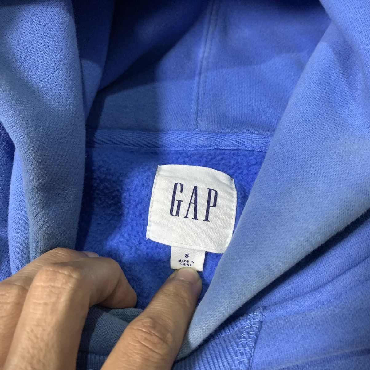 Gap GAP Blue Pullover Hoodie Size US S / EU 44-46 / 1 - 3 Thumbnail