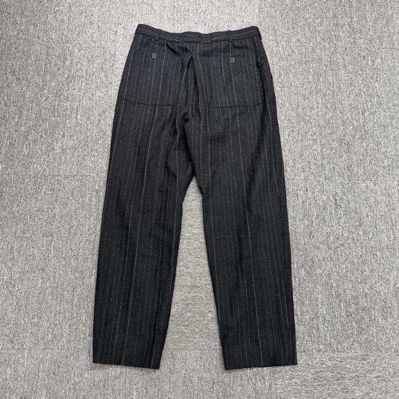 Yves Saint Laurent Yves Saint Laurent SLP Striped Wool Casual Pants Size 48-2 Size US 44 / EU 60 - 2 Thumbnail