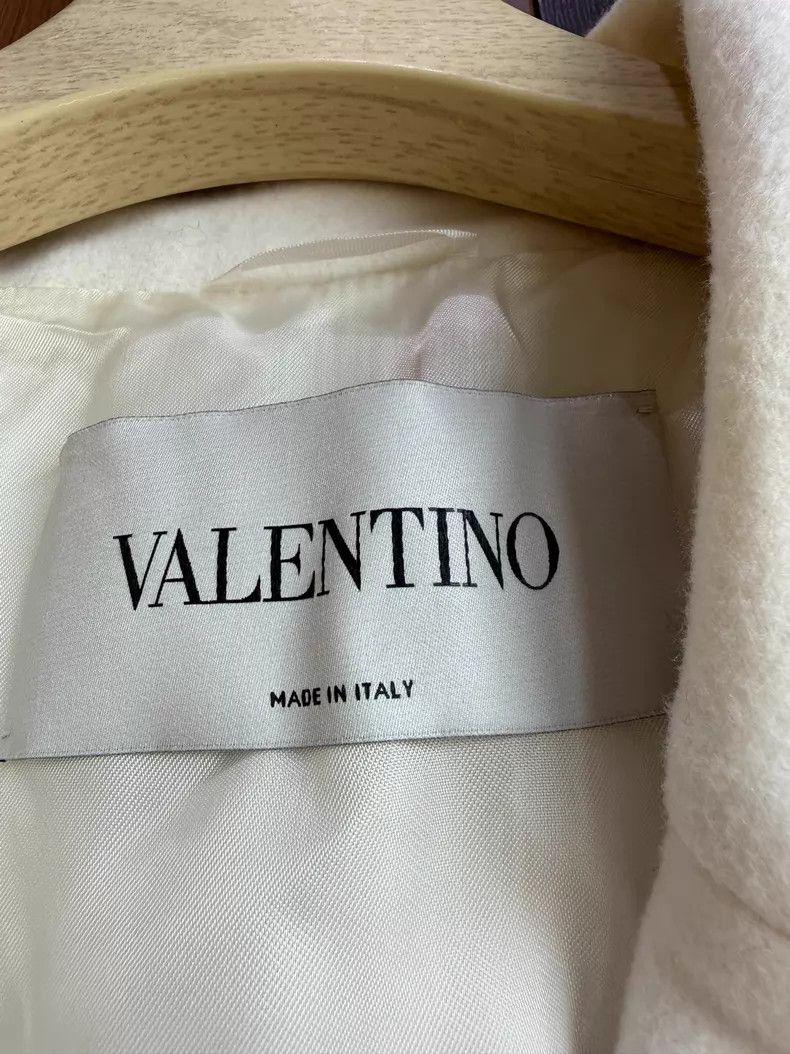 Valentino Valentino Long off-white coat Size XS / US 0-2 / IT 36-38 - 3 Thumbnail