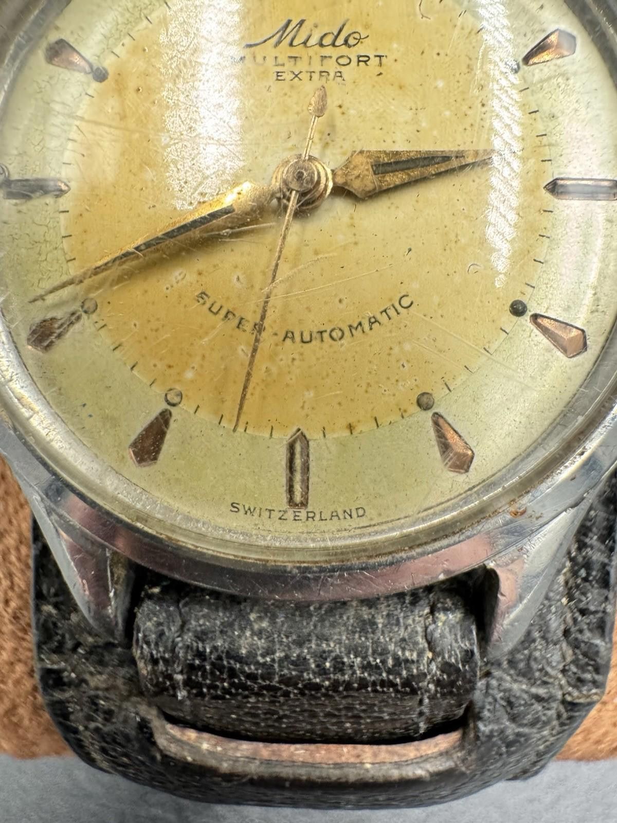 Midnight Studios Vintage Mido Multifort Extra SuperAutomatic Swiss Mens Watch Size ONE SIZE - 4 Thumbnail