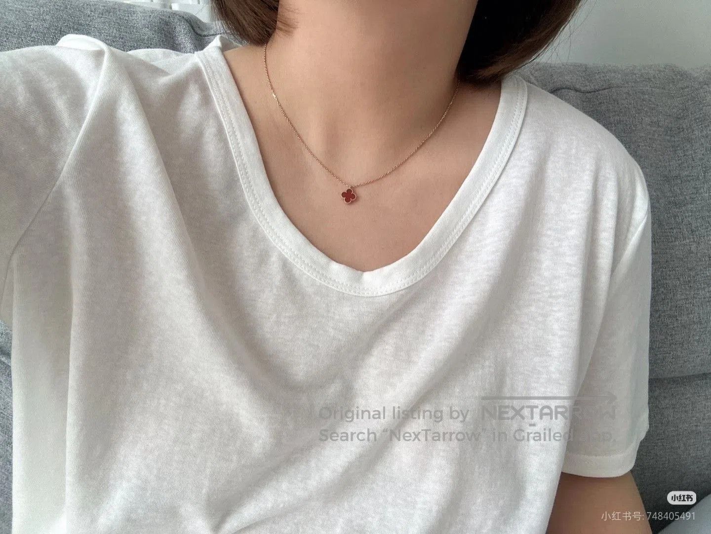 Van Cleef & Arpels Van Cleef & Arpels Red Clover Necklace. Size ONE SIZE - 8 Thumbnail