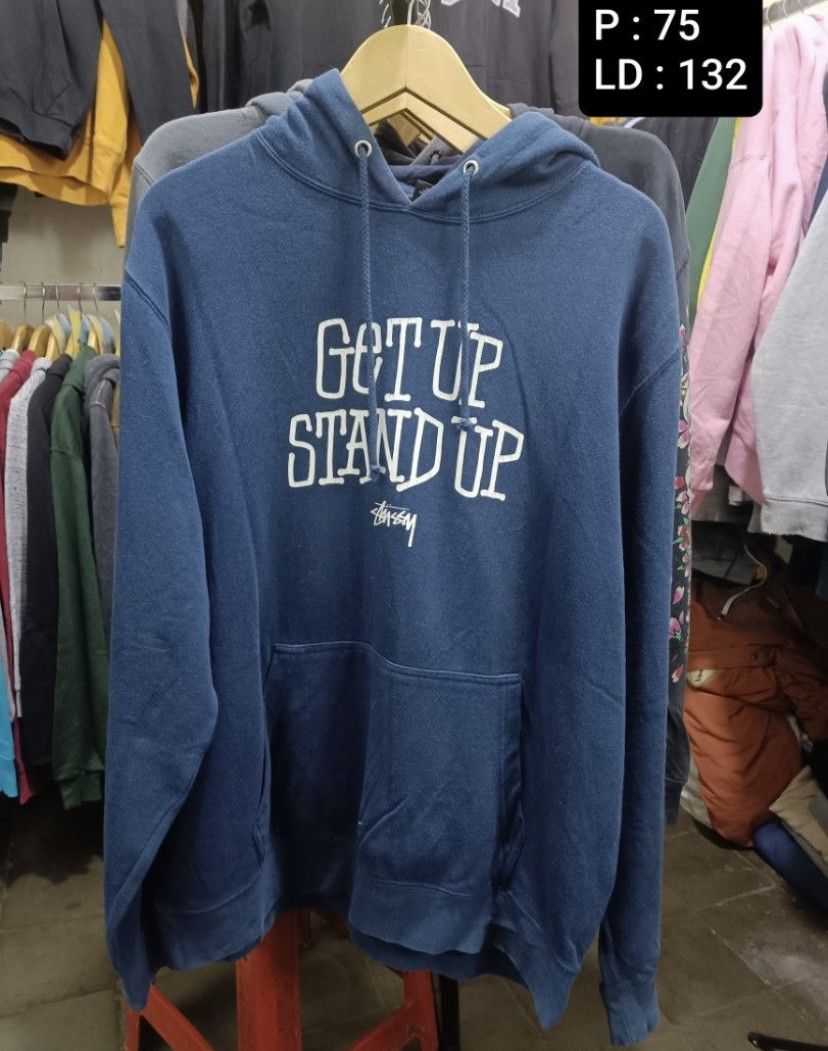 Stussy Stussy Get Up Stand Up Hoodie Size US XL / EU 56 / 4 - 1 Thumbnail