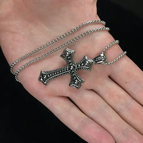 Jewelry Matsumaru x Mai Cross Punk Necklace Chain Size ONE SIZE - 8 Thumbnail