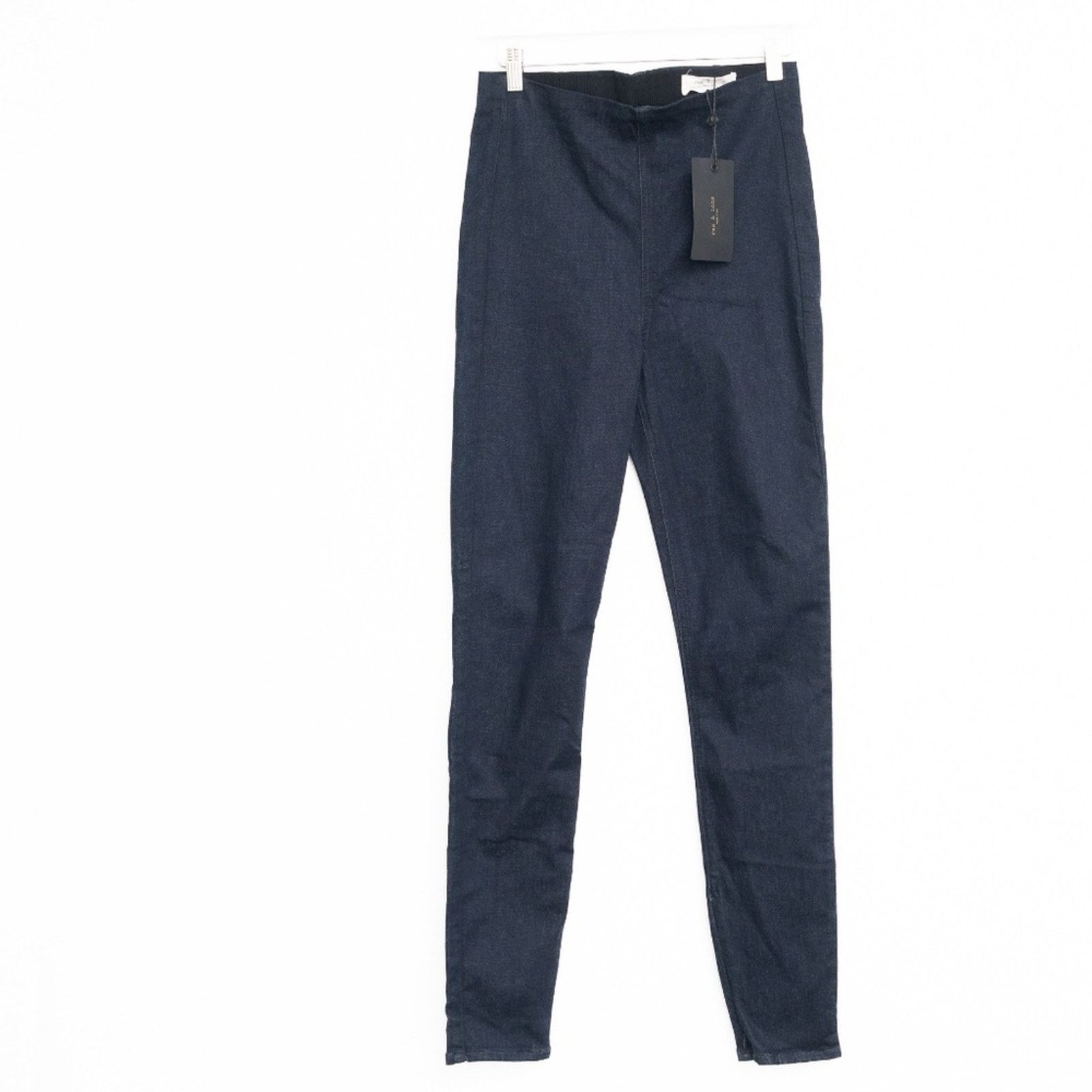 Rag & Bone Rag & Bone - Nina High-Rise Pull-On Jean Pant With Slit Size 30" / US 8 / IT 44 - 1 Thumbnail
