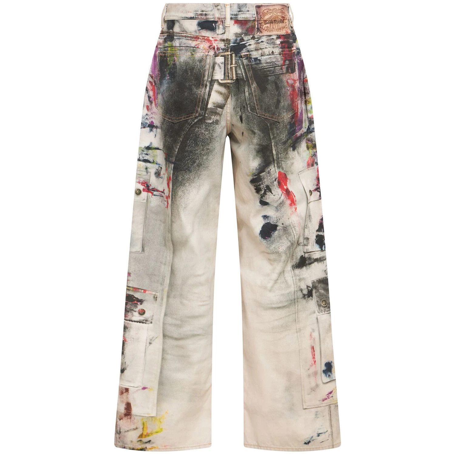 Acne Studios ACNE STUDIOS $850 White/Multicolor Jeans New & Authentic (Me Size US 36 / EU 52 - 2 Thumbnail