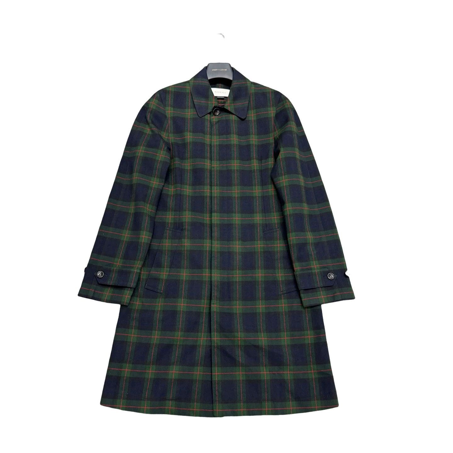 Gucci Gucci Rabbit Embroidery Plaid Coat Size 44 Size US S / EU 44-46 / 1 - 1 Thumbnail