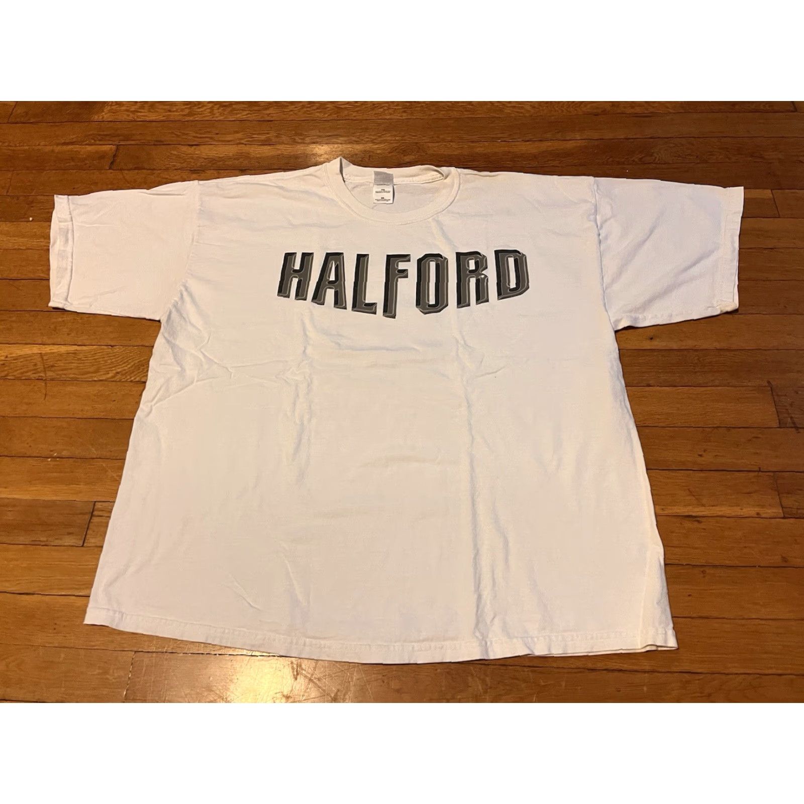 Gildan VINTAGE Rob Halford The Metal God’s Quorum Shirt Men’s 2XL White T-Shirt Band Metal Rock Graphics Logo 2000s Mens Size US XXL / EU 58 / 5 - 3 Thumbnail
