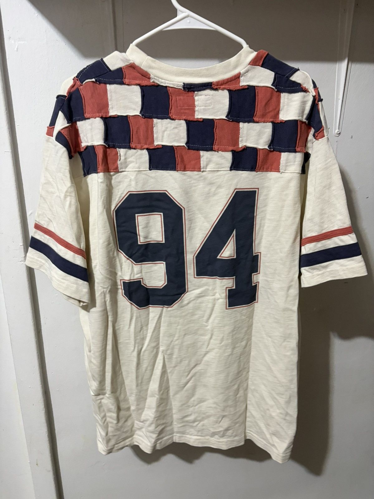 Supreme Supreme Patchwork Yoke Football Top Size US L / EU 52-54 / 3 - 2 Thumbnail