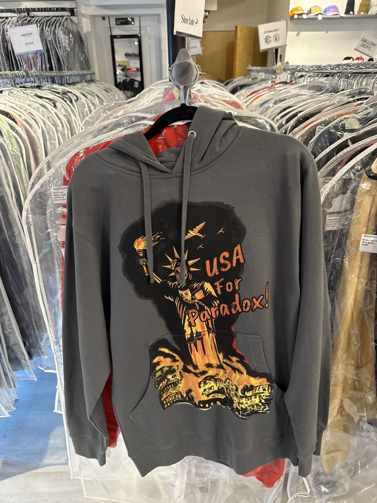 Other Paradox USA Hoodie Black/Grey Size US XS / EU 42 / 0 - 1 Thumbnail