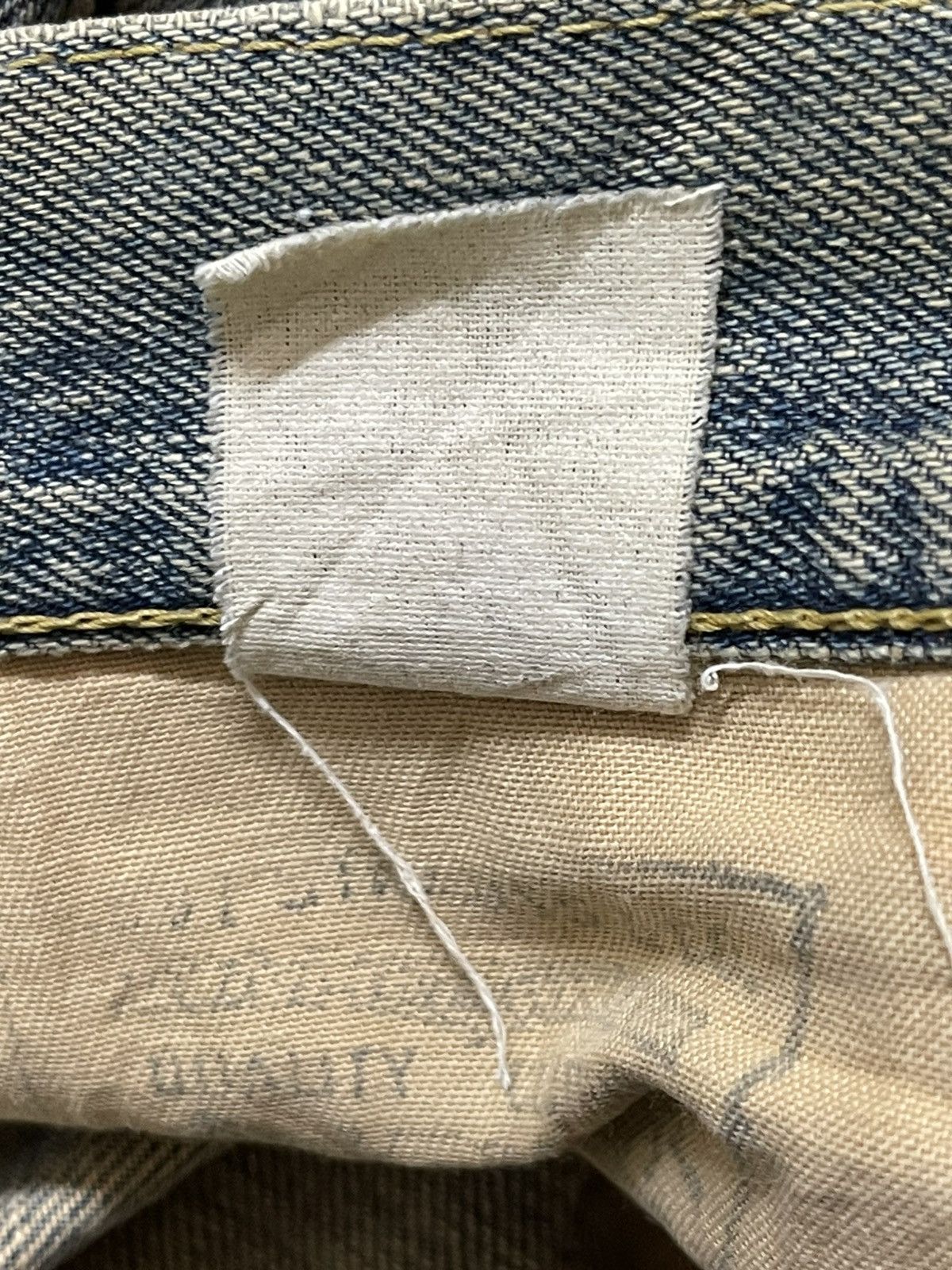 Levi's Vintage 80s Levis 503B Selvedge E Mud Wash Distressed Loose Size US 28 / EU 44 - 15 Thumbnail