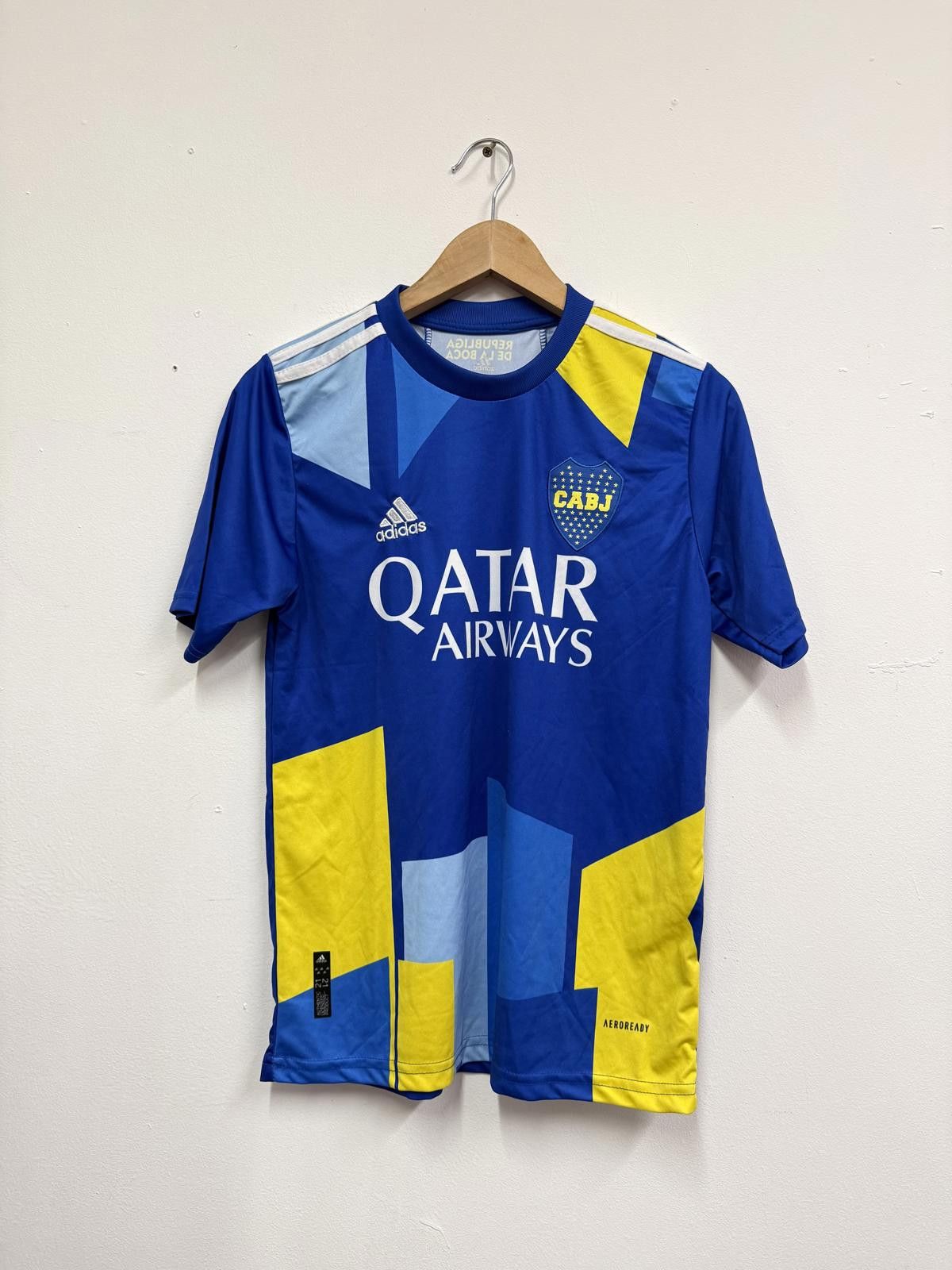 Adidas Adidas Boca Juniors Qatar Airways Football Jersey XS Size US XS / EU 42 / 0 - 1 Thumbnail