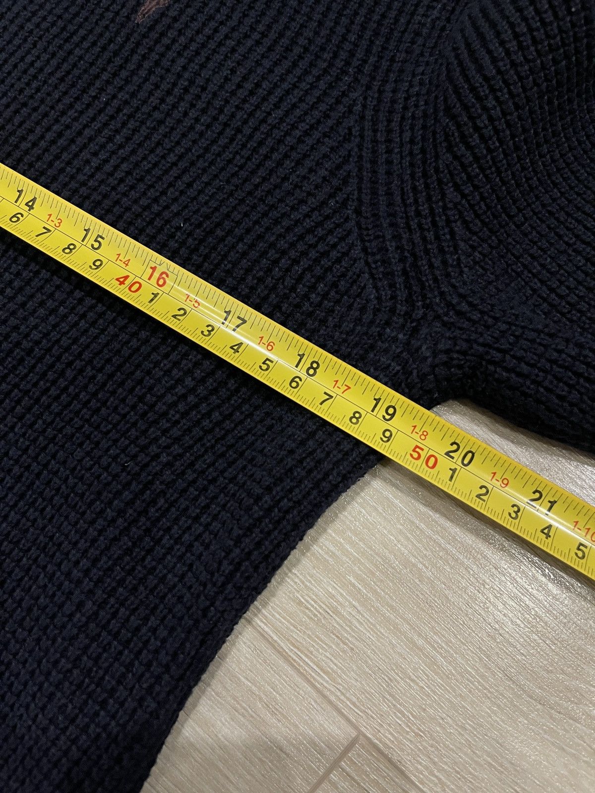 Allsaints AllSaints Trias Crew Waffle Knit Sweater Navy blue S Size US S / EU 44-46 / 1 - 8 Thumbnail