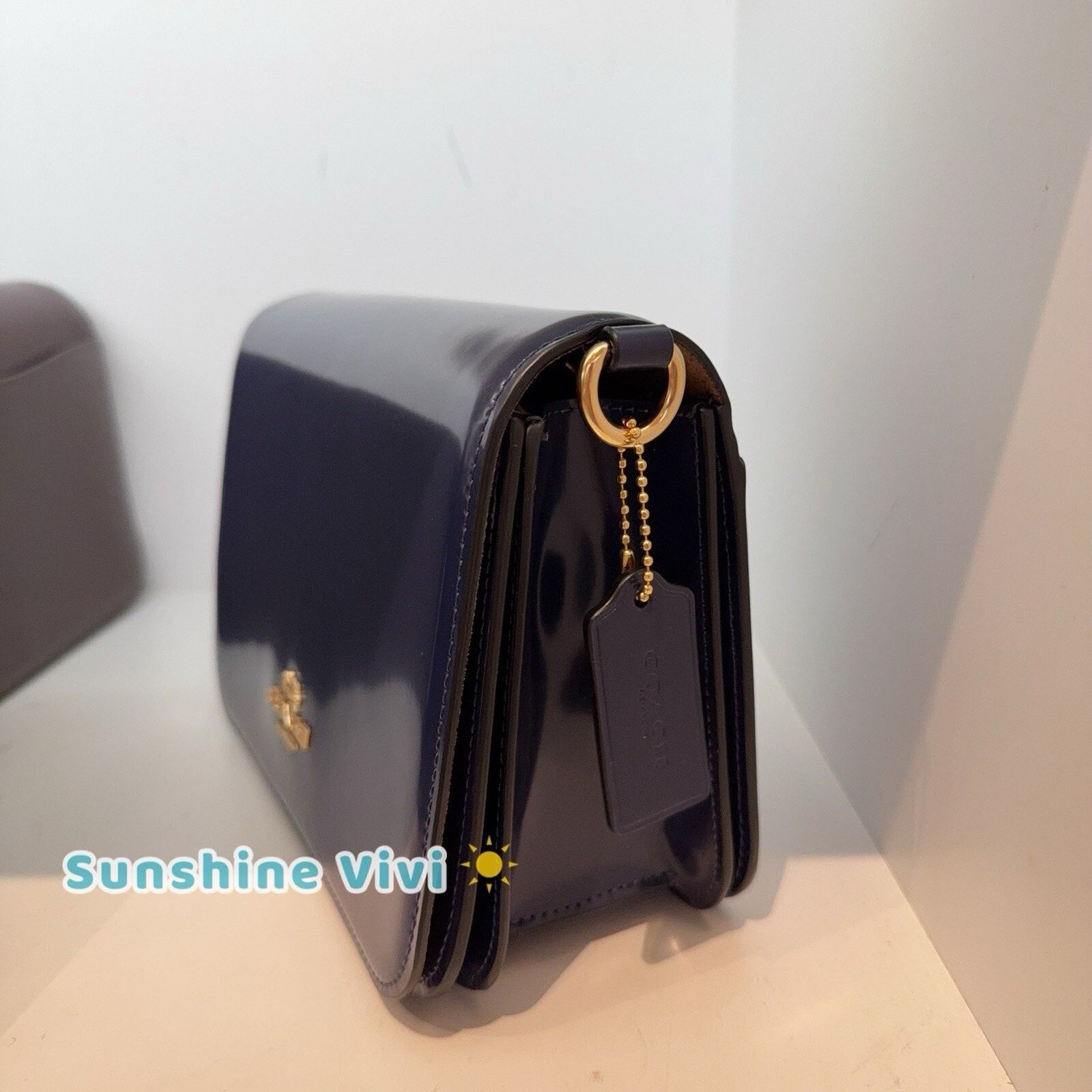 Coach NWT Coach CY657 Spazzolato Leather Quinn Bag Crossbody Size ONE SIZE - 3 Thumbnail