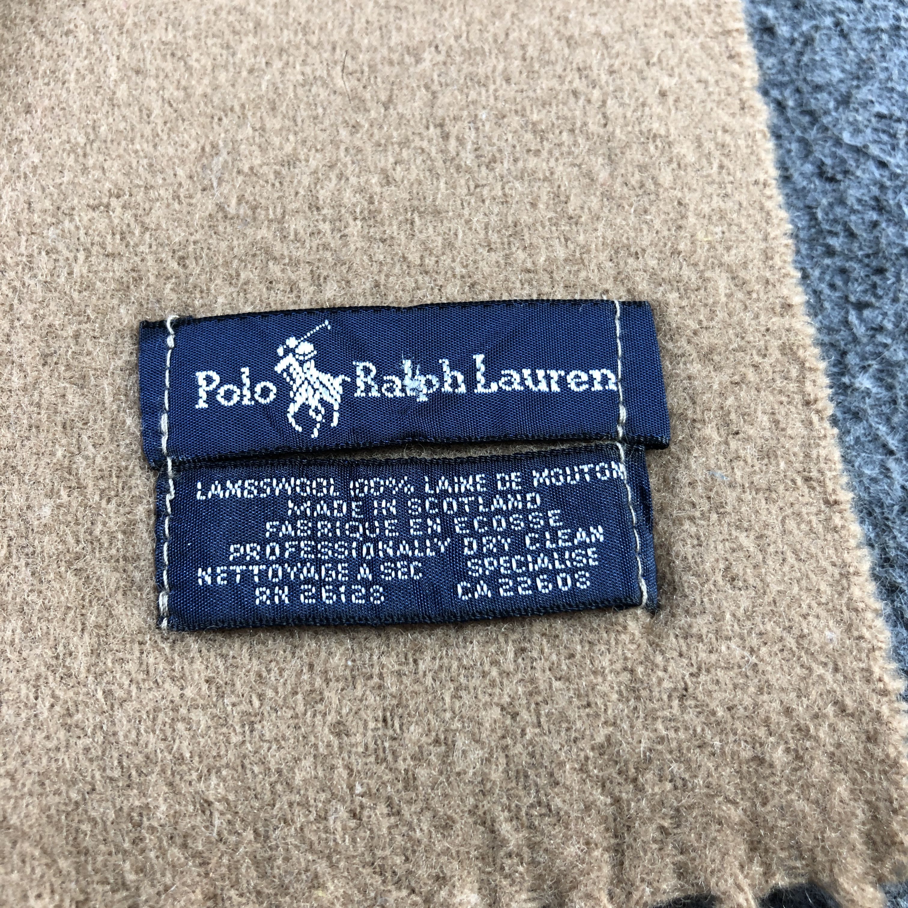 Polo Ralph Lauren Polo Ralph Lauren Wool Scarf Muffler V2942 Size ONE SIZE - 5 Thumbnail