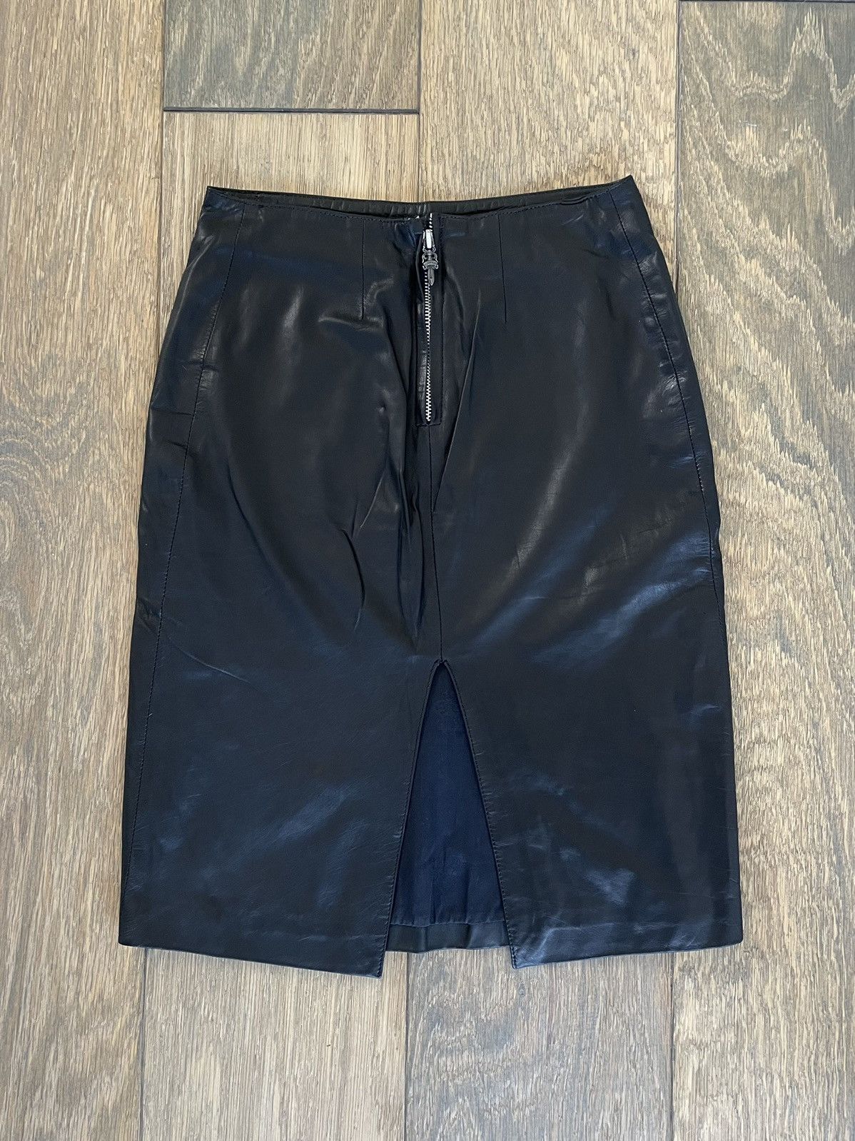 Chrome Hearts Chrome Hearts Leather Dagger Zip Skirt Size 28" / US 6 / IT 42 - 1 Thumbnail