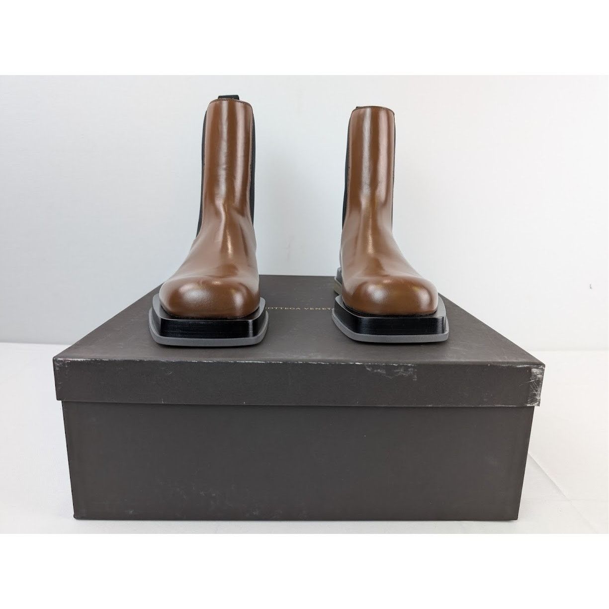 Bottega Veneta o1rshd1 dup / Lug Boots in Brown Size US 7 / EU 40 - 18 Thumbnail