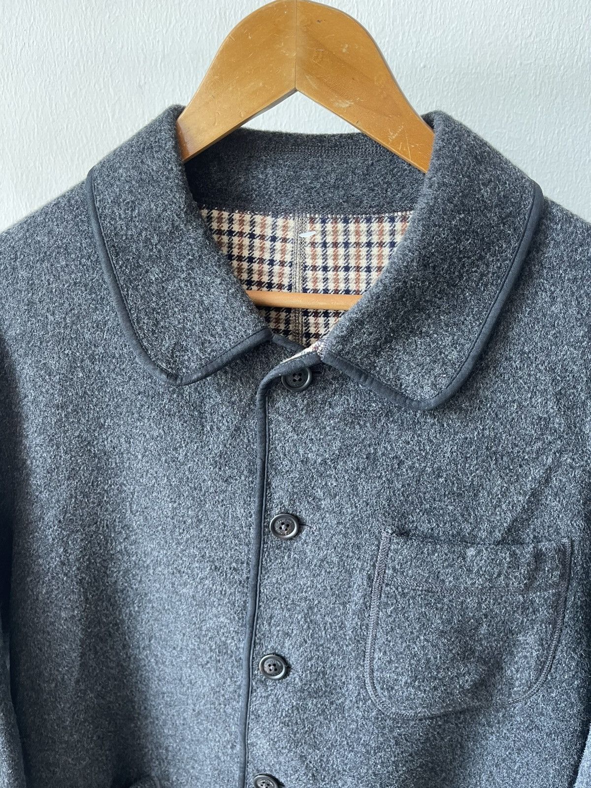 Aquascutum Aquascutum London Wool Chore Jacket #98 Size US L / EU 52-54 / 3 - 6 Thumbnail
