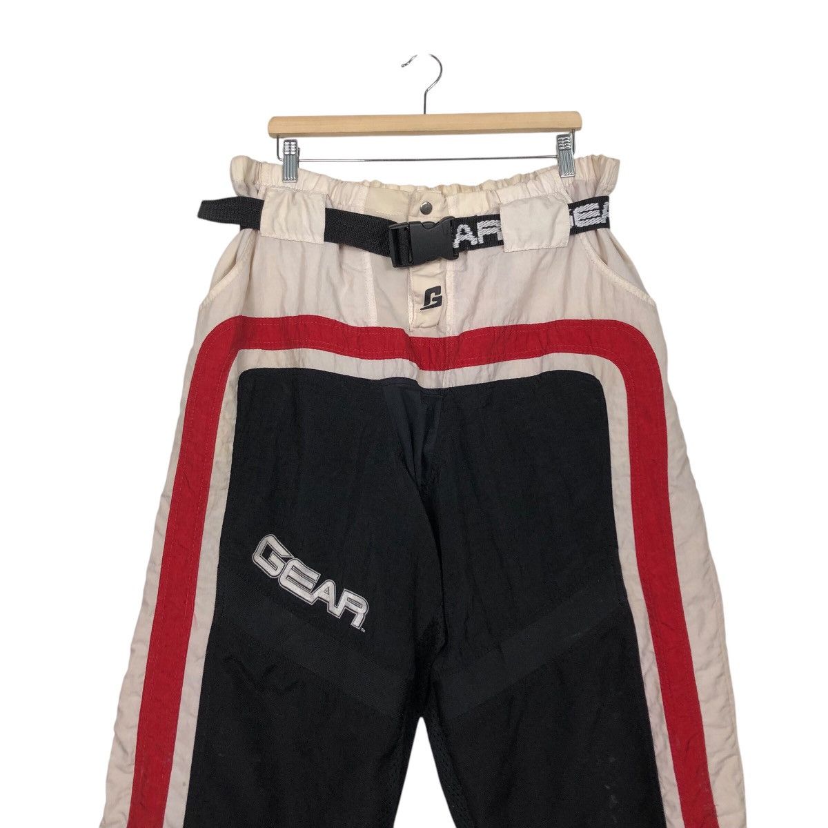 Japanese Brand 📌Vintage Biker Motor Cross Pants Full Factory Gear Big Logo Size US 34 / EU 50 - 5 Thumbnail