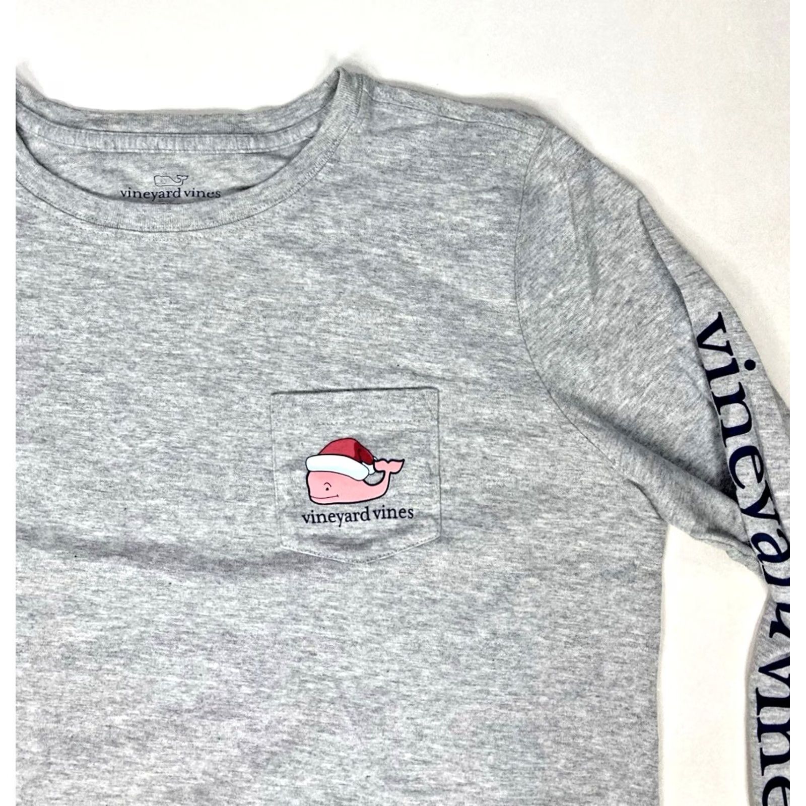 Vineyard Vines Vineyard Vines Merry Christmas Pocket Graphic T-shirt Women Small Long Sleeve Size M / US 6-8 / IT 42-44 - 4 Thumbnail