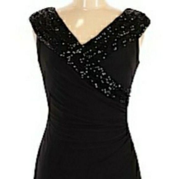 Ralph Lauren Vtg Ralph Lauren Cocktail Dress Sz 6 Black Beaded Shawl Tea Size M / US 6-8 / IT 42-44 - 3 Thumbnail
