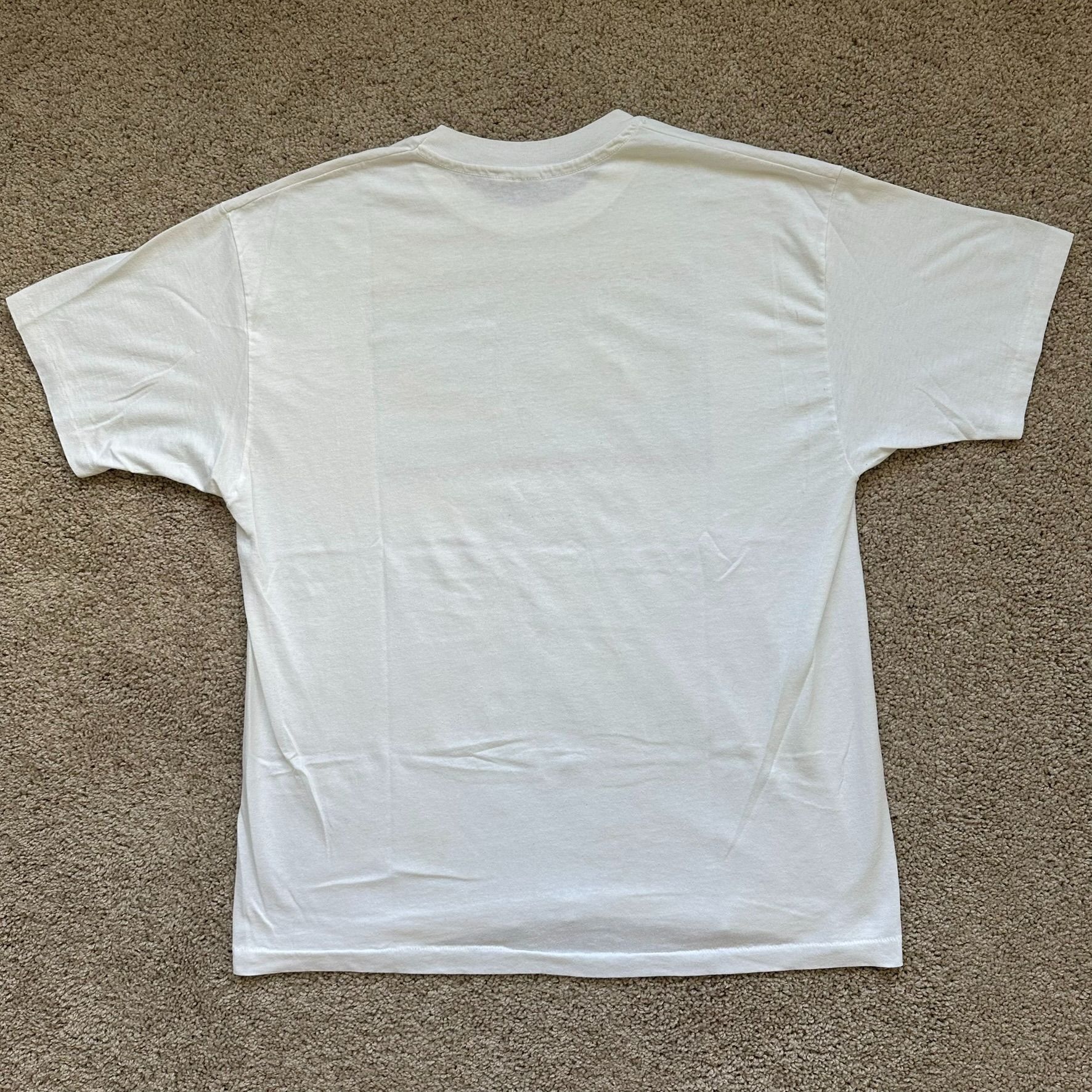Hanes Vintage 90s NASCAR Richard Petty T-Shirt Single Stitch North Size US XL / EU 56 / 4 - 5 Thumbnail