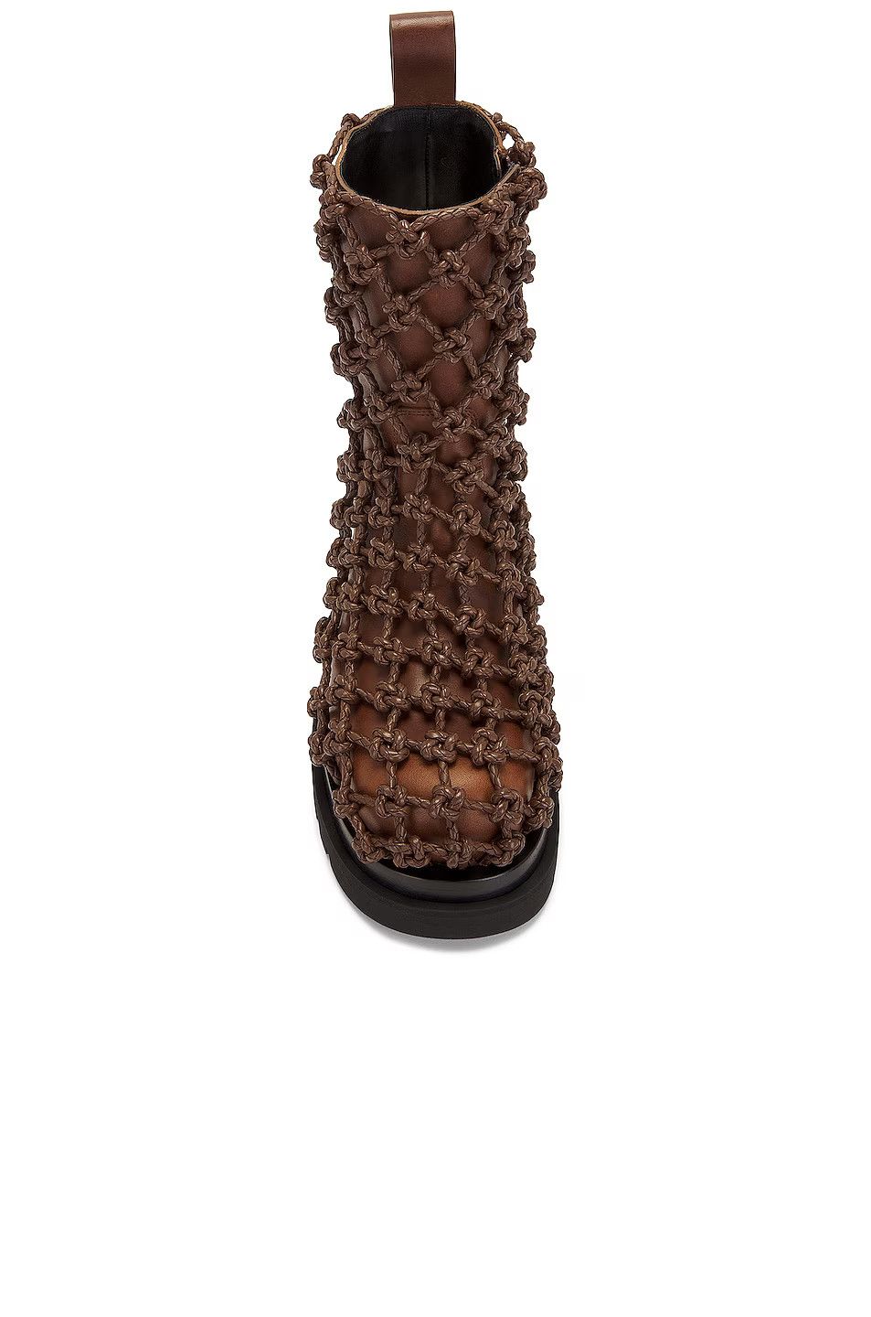 Bottega Veneta Knot Web Lug Boot in Dark Chestnut Size US 9 / EU 42 - 5 Thumbnail
