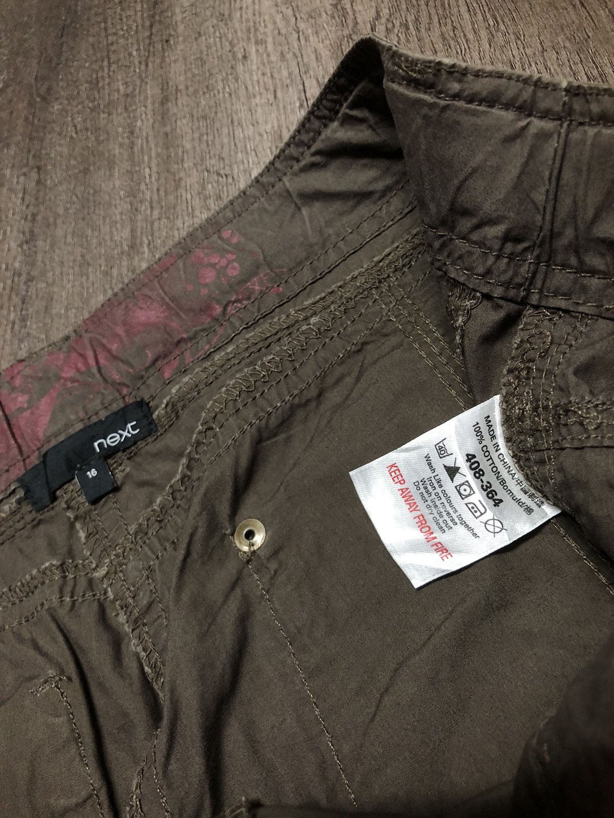 NEXT × Vintage NEXT CARGO PANT Size 37" - 19 Thumbnail