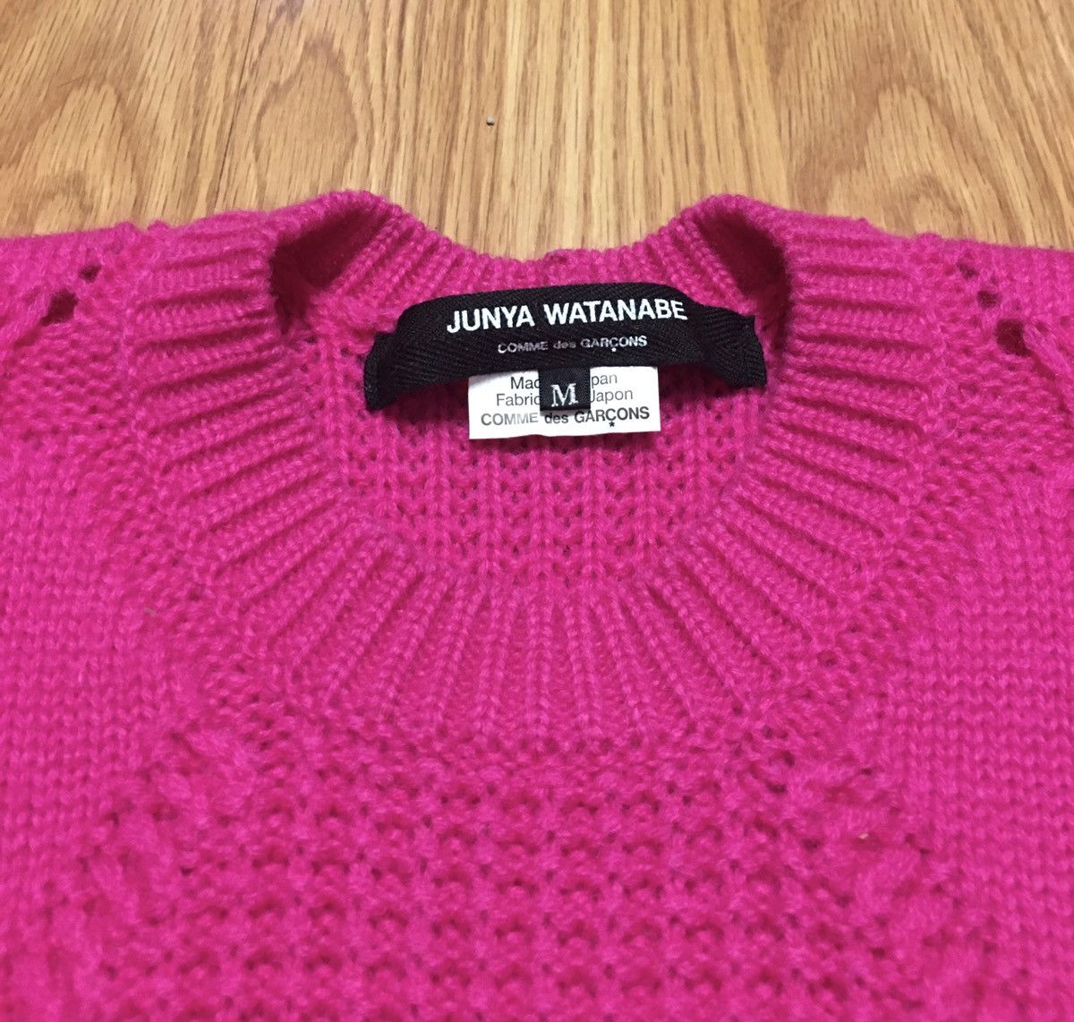 Comme des Garcons Junya Watanabe Comme des Garcons Japan Knit Wool Sweater M Size M / US 6-8 / IT 42-44 - 10 Thumbnail
