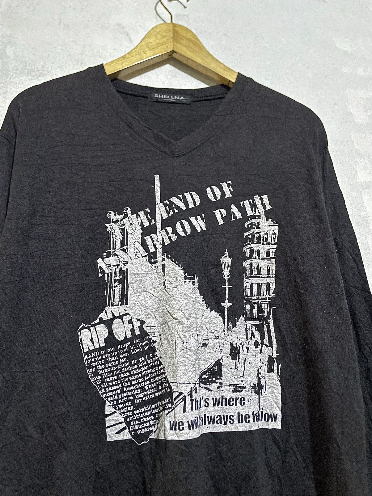 Le Grande Bleu (L.G.B.) Japanese Goth Poem Shellna Homme Size US M / EU 48-50 / 2 - 2 Thumbnail
