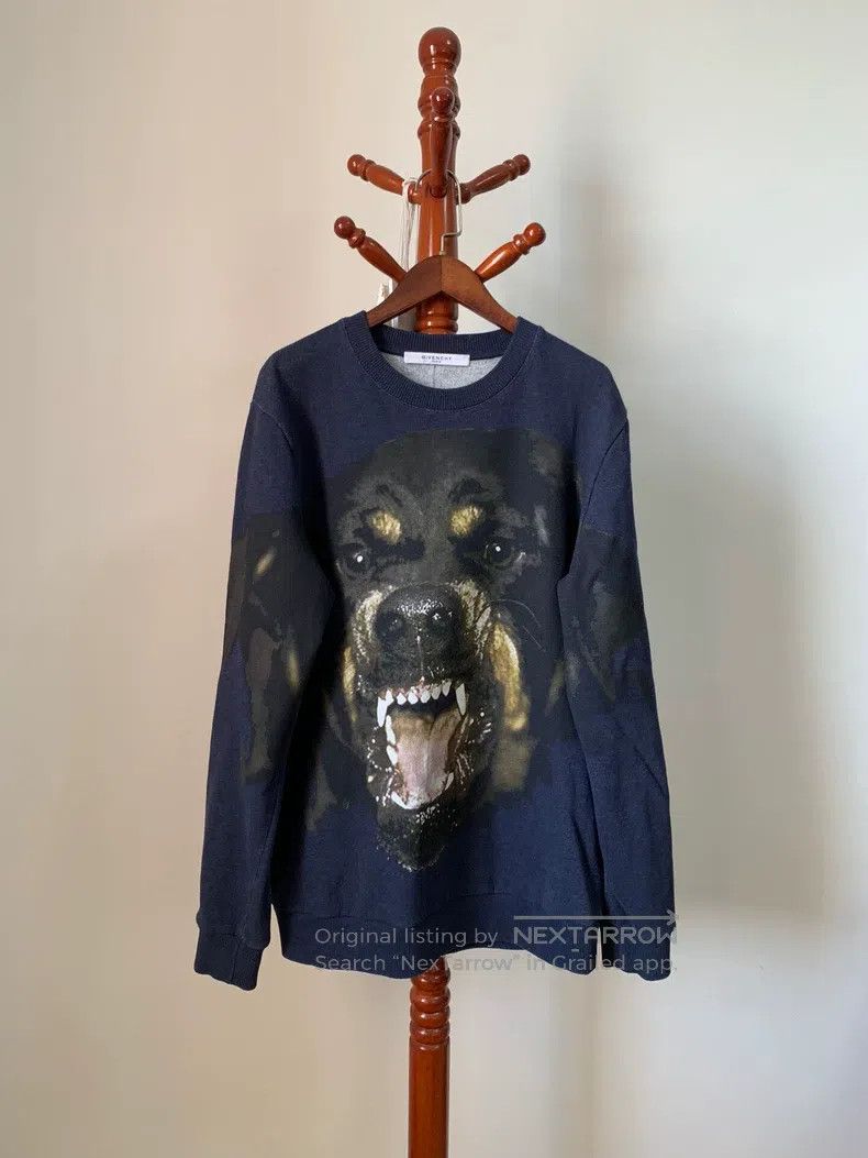 Givenchy Givenchy Blue Dog Head Hoodie Size US XS / EU 42 / 0 - 1 Thumbnail