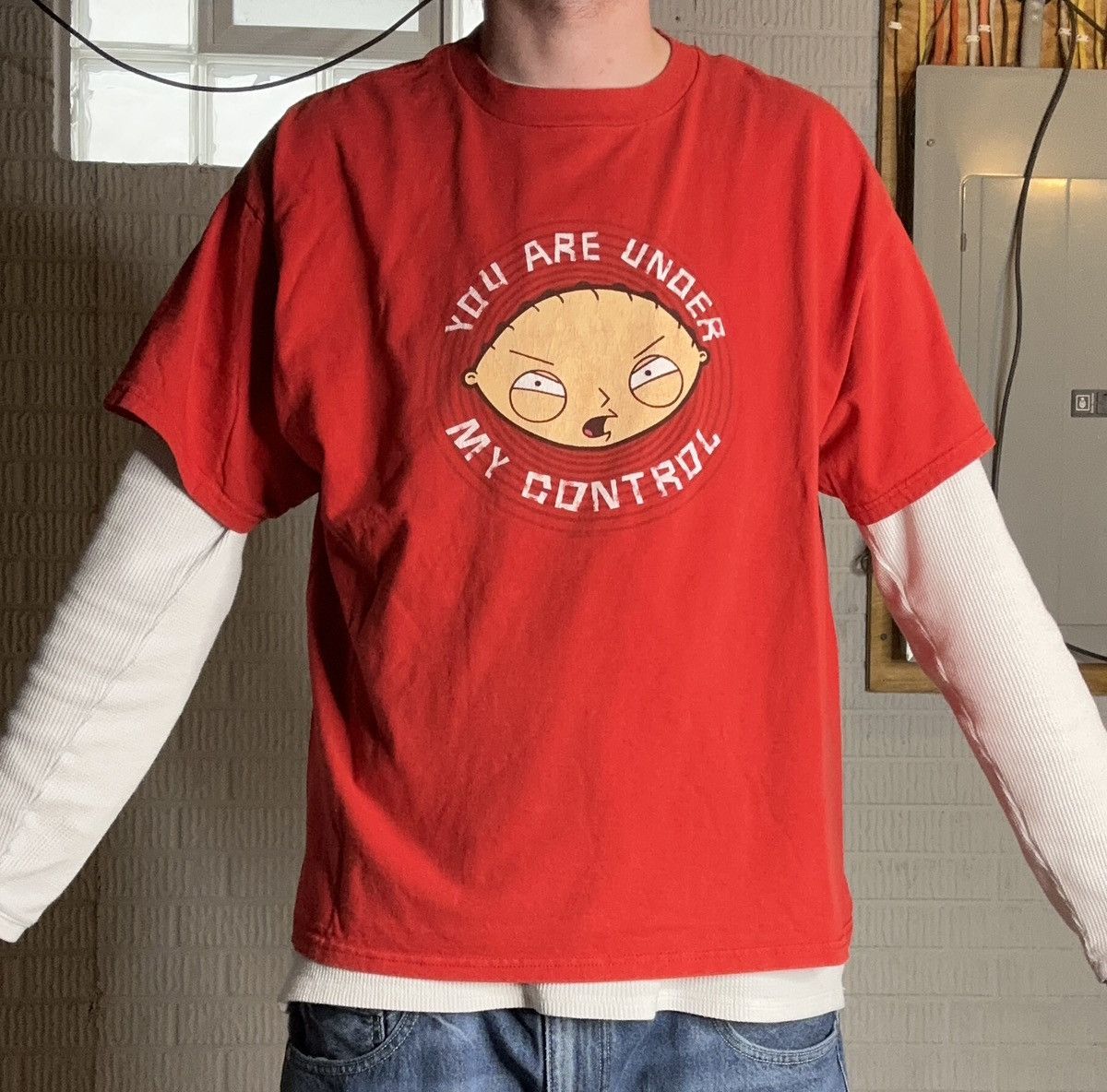 Vintage Y2K 2000s Stewie Griffin Family Guy Promo Shirt Size US XL / EU 56 / 4 - 1 Thumbnail