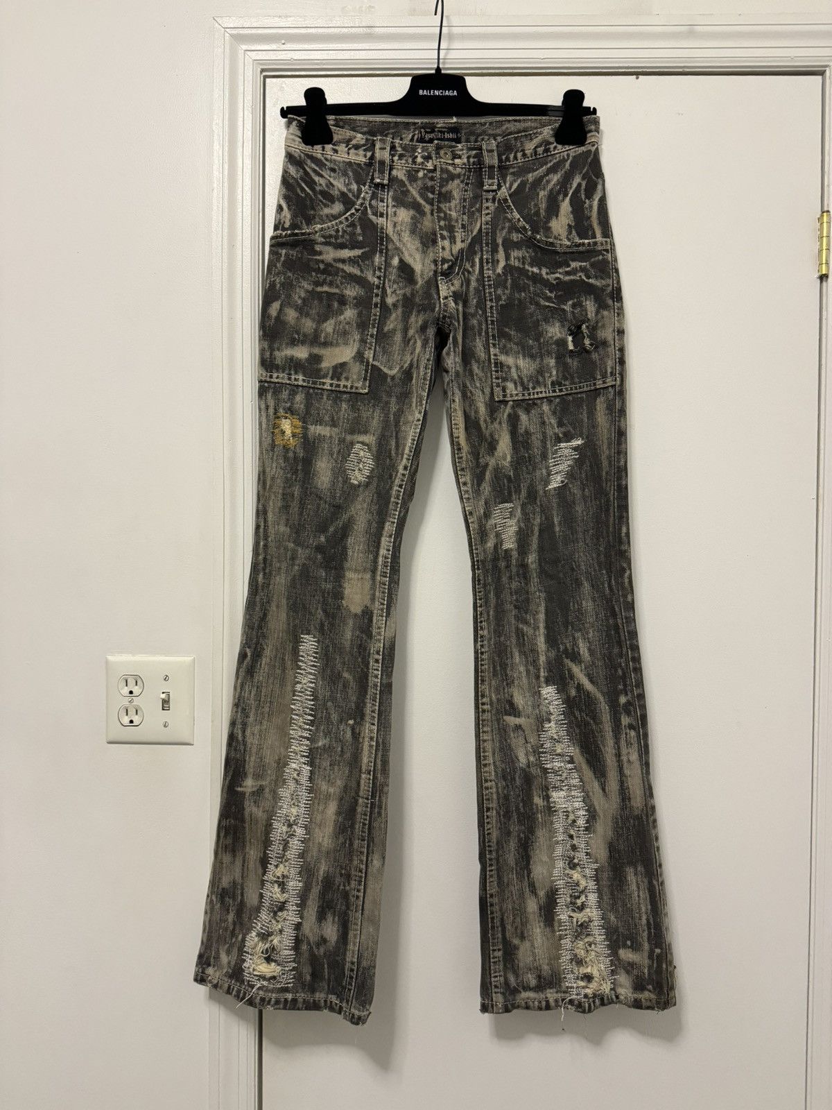 Yasuyuki Ishii Distressed Jeans Size US 31 - 1 Thumbnail