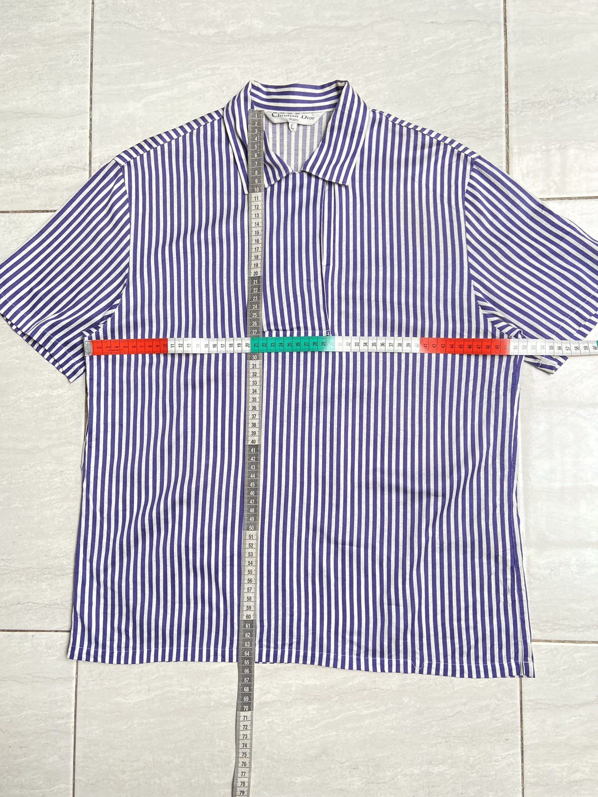 Christian Dior Monsieur × Dior CHRISTIAN DIOR SPORTS Striped Shirt Size S / US 4 / IT 40 - 7 Thumbnail