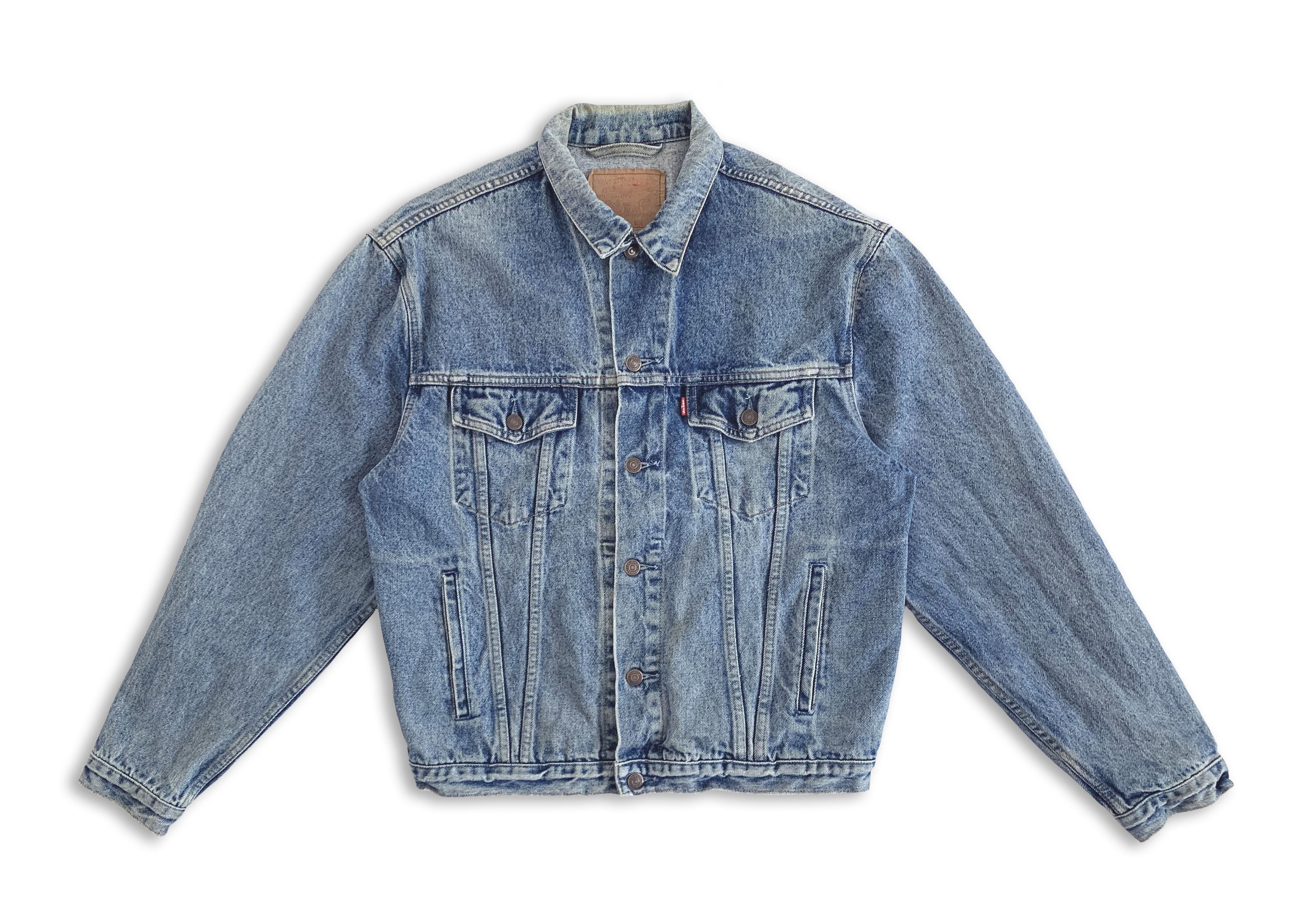 Levi's Vintage Clothing Vintage 80s 90s LEVI'S Denim Jacket 70503 Trucker Faded Size US XL / EU 56 / 4 - 4 Thumbnail