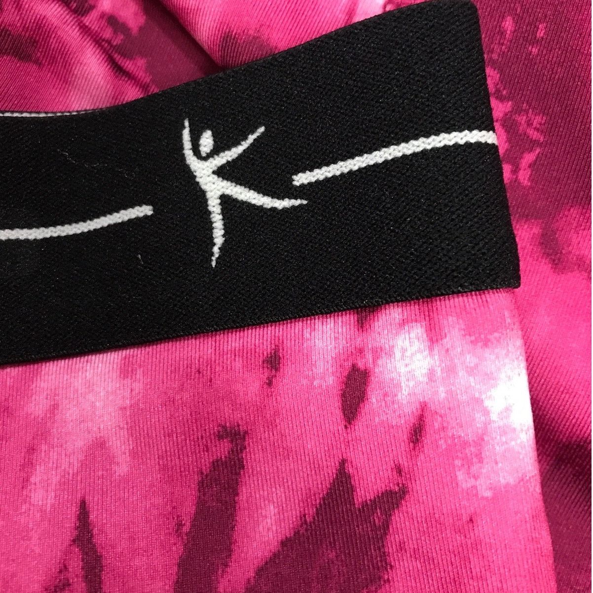 Other Danskin Now Dri-More Pink Tie-Dye Workout Shorts L Size 31" - 5 Thumbnail