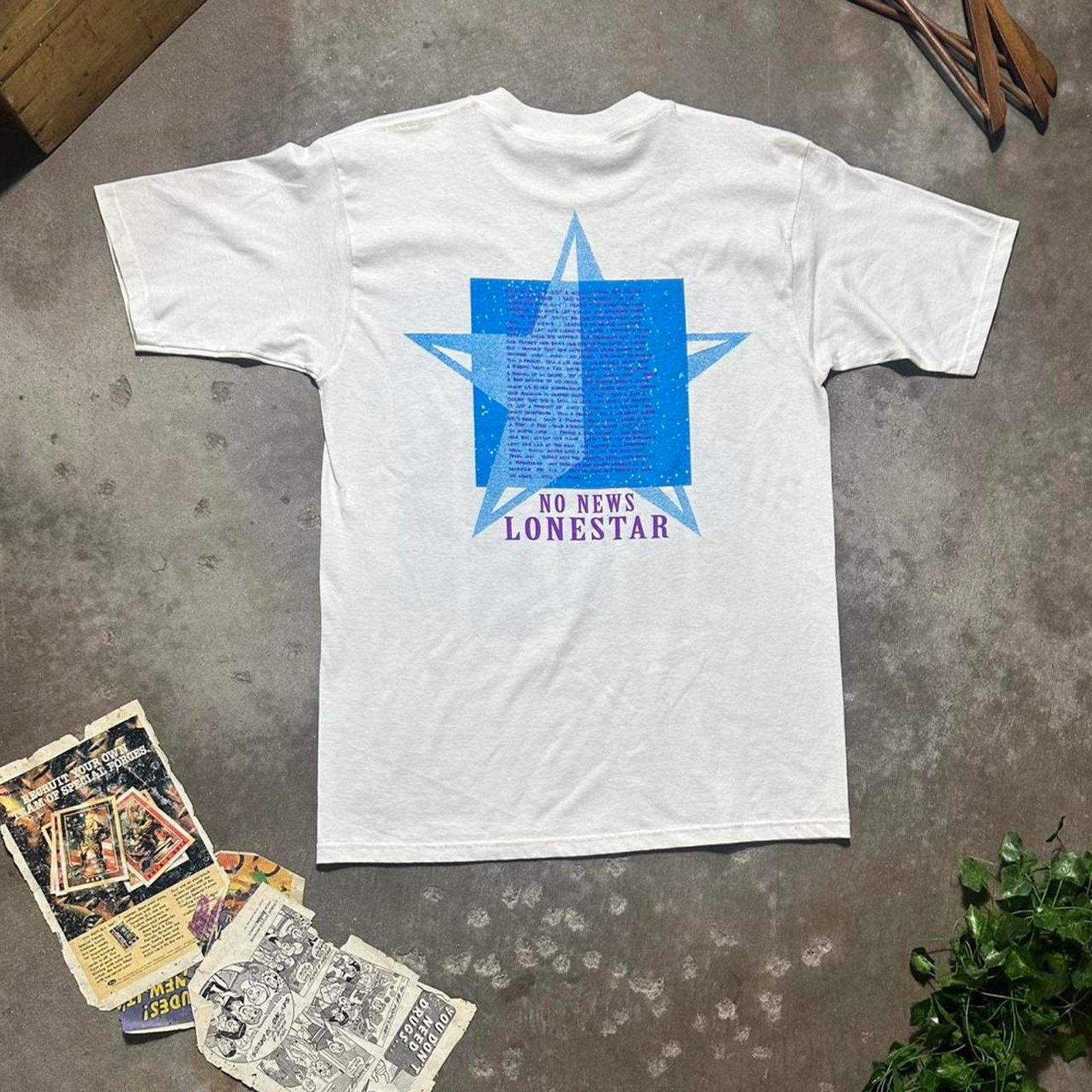 Gildan Vintage 90s Lonestar No News Tour Tee Signed Band Shirt Size US L / EU 52-54 / 3 - 3 Thumbnail