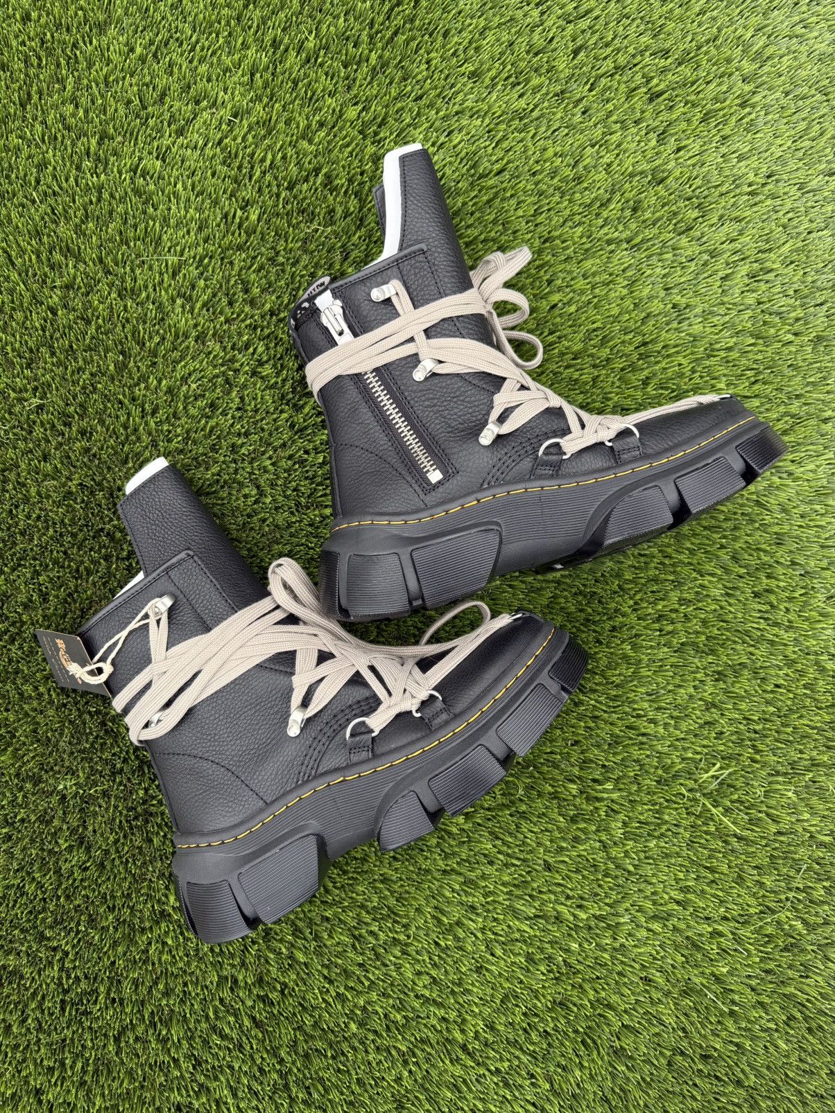 Dr. Martens X Rick Owen's 1460 DMXL Megalace Boots