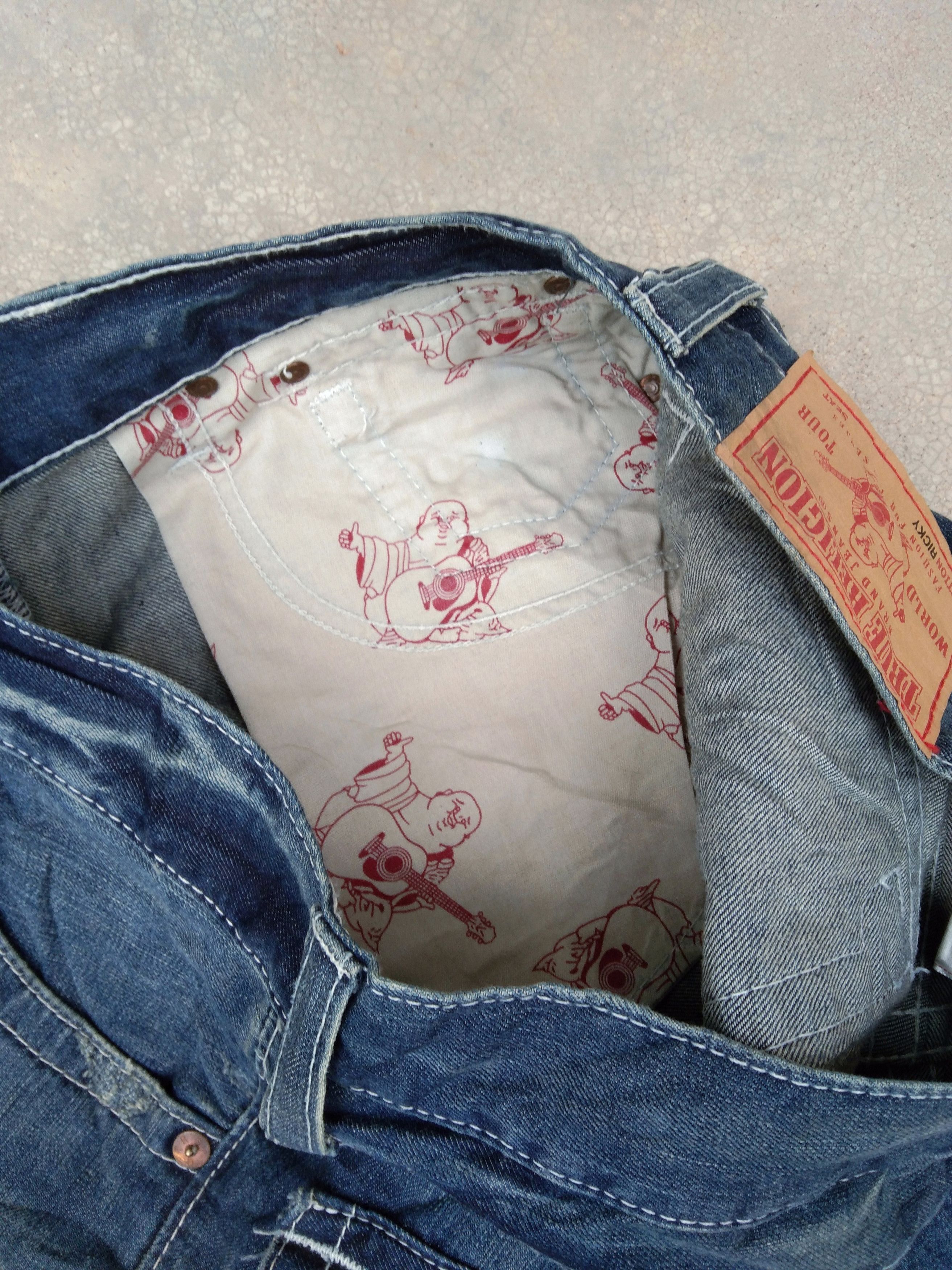 Japanese Brand × True Religion × Vintage Vintage True Religion Made In USA Bootcut Flared Jeans 34x36 Size US 34 / EU 50 - 8 Thumbnail