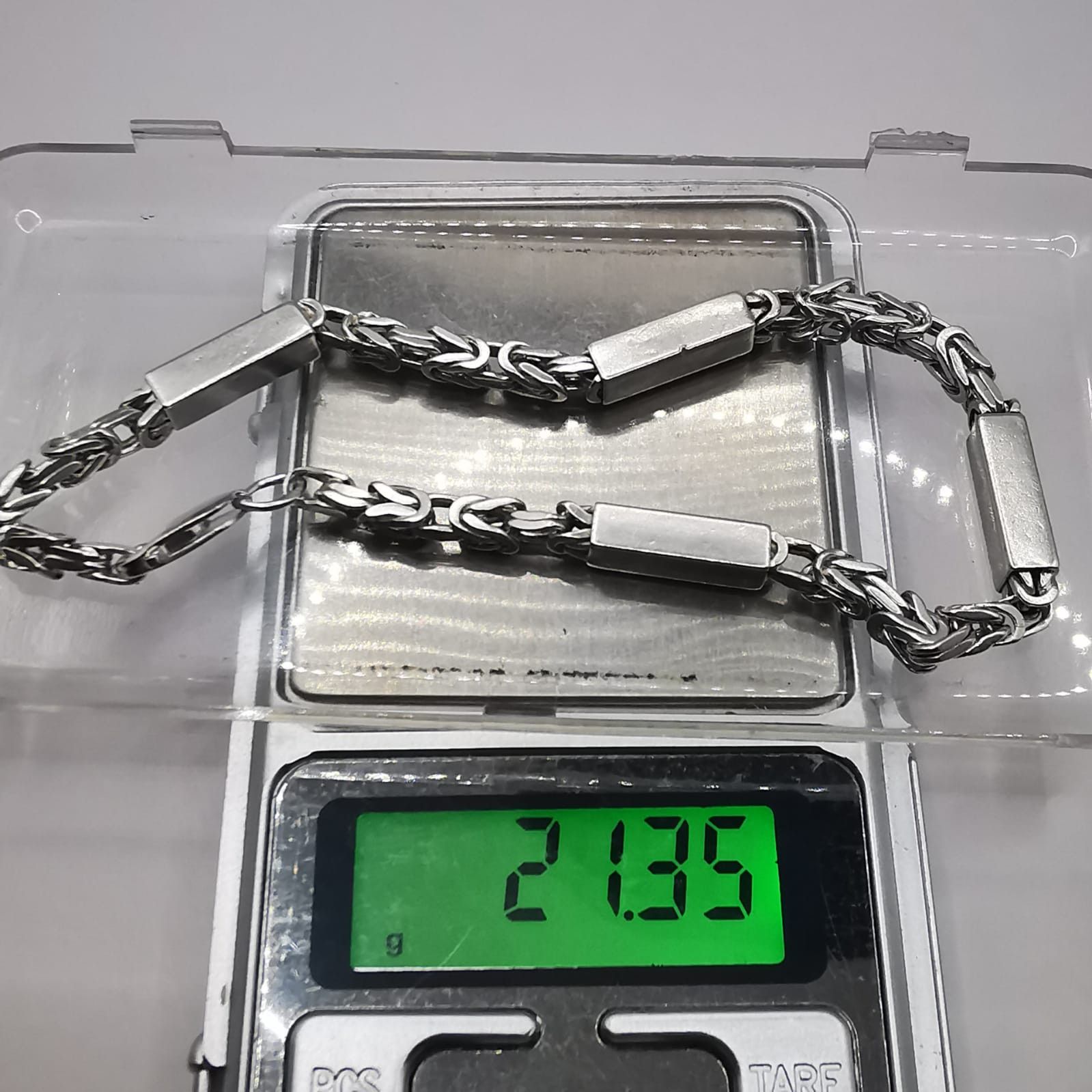 Sterling Silver Vintage Bracelet Jewelry,925 Sterling Silver 21,35g Size ONE SIZE - 5 Thumbnail