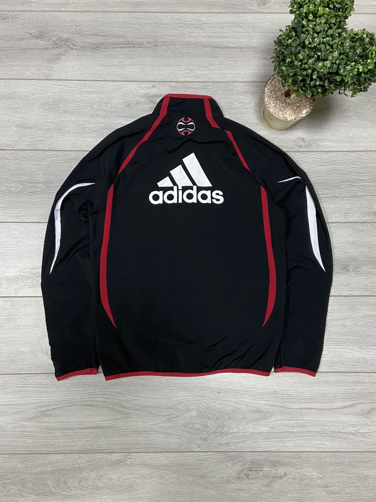 Adidas Adidas Manchester United Soccer track Jacket zip big logo Size US S / EU 44-46 / 1 - 2 Thumbnail