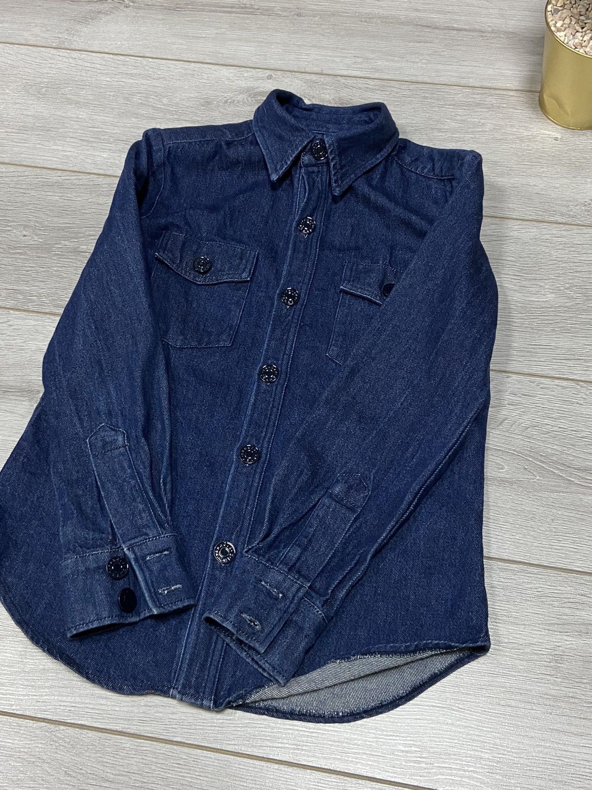 Sandro Sandro denim Shirt buttons jacket vintage jeans Size M / US 6-8 / IT 42-44 - 3 Thumbnail