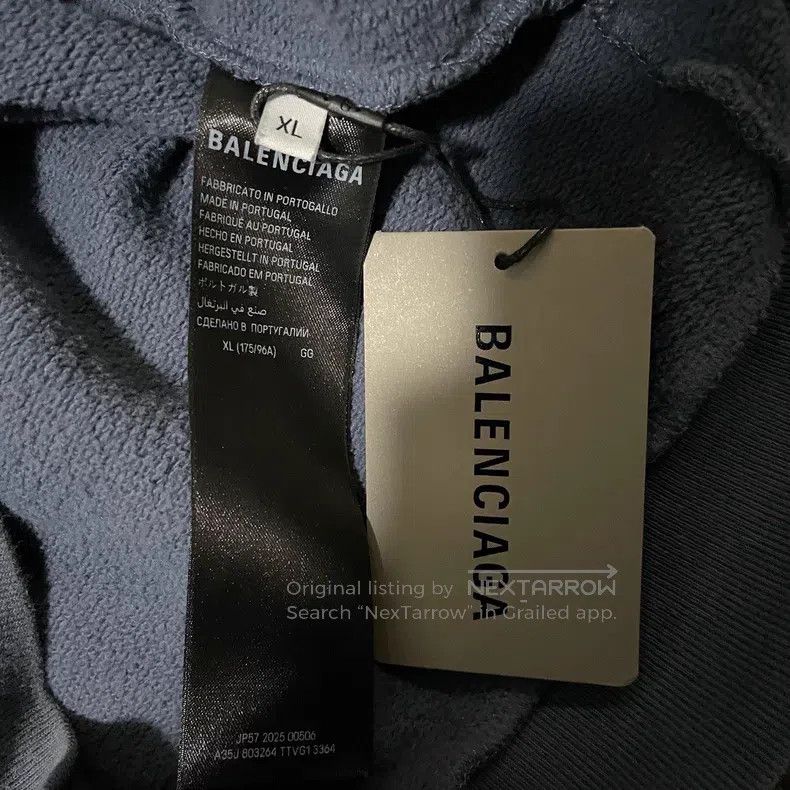 Balenciaga Balenciaga Embroidered zippered hooded cardigan distressed Size US XL / EU 56 / 4 - 4 Thumbnail